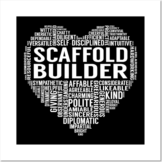 Scaffold Builder Heart Wall Art by LotusTee